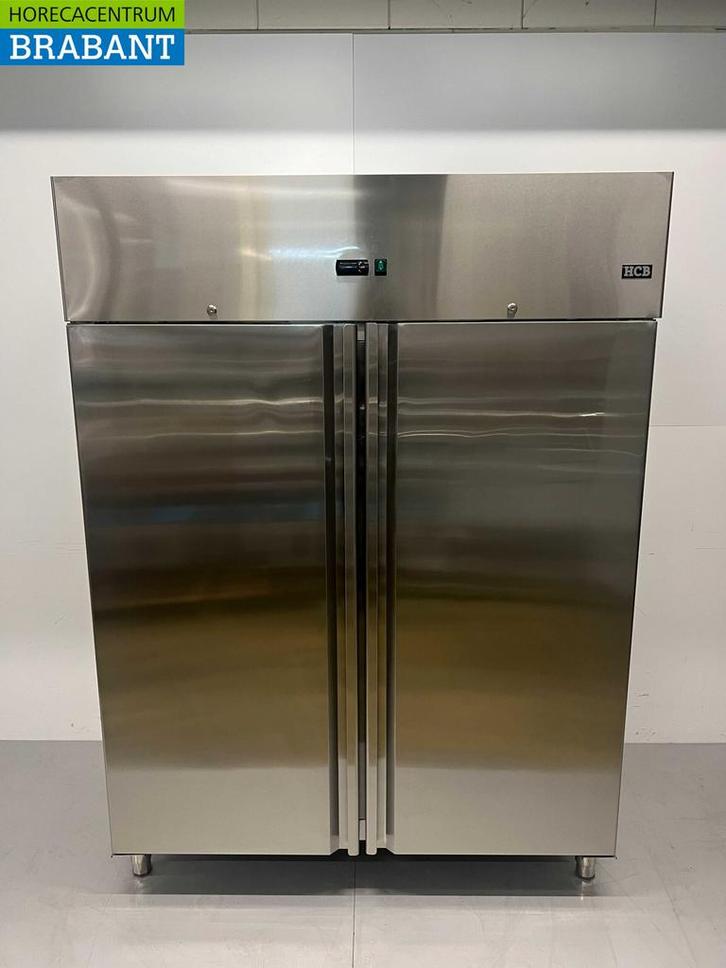 RVS Dubbeldeurs 2-deurs Vriezer Vrieskast Monoblock 1350, Articles professionnels, Horeca | Équipement de cuisine, Enlèvement ou Envoi