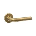 Enkele deurklink Luzern op rozet verdekt ø53x10mm PVD mes.., Doe-het-zelf en Bouw, Ophalen of Verzenden, Nieuw, Klink of Kruk
