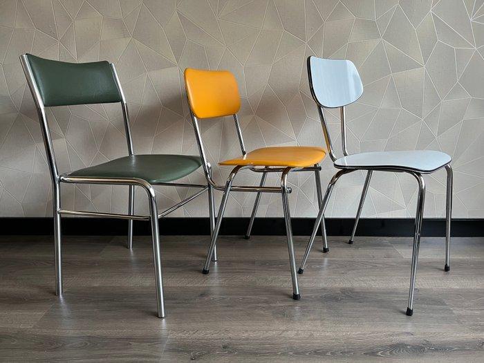 Soudeurop - Rudi Verelst - Chaise - Chrome, Bois, Formica,, Antiek en Kunst, Kunst | Designobjecten