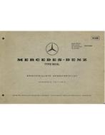 1963 MERCEDES BENZ 190 SL ONDERDELENBOEK DUITS | ENGELS