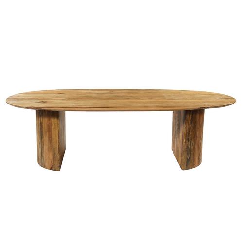 Mangohouten Eettafel Maeve 240x110 cm, Huis en Inrichting, Tafels | Eettafels, Nieuw, Overige houtsoorten, Overige vormen, Verzenden