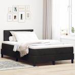 vidaXL Boxspringbed met Matras Zwart Klein Dubbel Fluweel, Huis en Inrichting, Verzenden, Nieuw