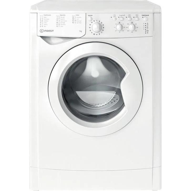 Indesit IWC81283W - Wasmachine - 8 kg - 1200 tpm -, Elektronische apparatuur, Wasmachines, Ophalen of Verzenden