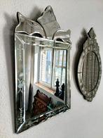 Wandspiegel (2) - Glas - Venetiaanse stijl spiegels, Antiek en Kunst