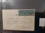 Italiaanse oude staten - Toscane 1857 - 2 cr blauw paar en, Postzegels en Munten, Postzegels | Europa | Italië, Gestempeld