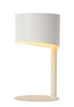 Lucide KNULLE - Tafellamp E14 H28,5 D15 cm Wit, Verzenden