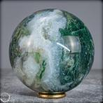 Mousse artistique naturelle rare - Agate Sphère, Brésil-