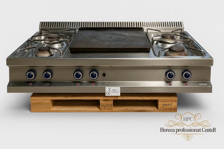 Gasfornuis met bakplaat, Zakelijke goederen, Horeca | Keukenapparatuur, Ophalen of Verzenden