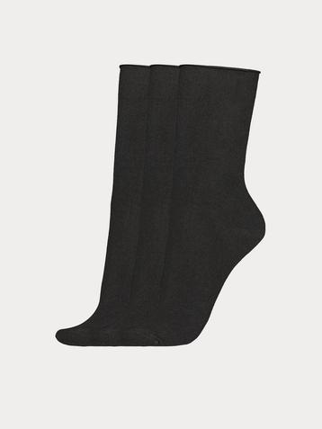 2dekans | BAMBOO COMFORT TOP Sokken 3-Pack – Zwart – Maat beschikbaar voor biedingen