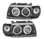 Phares Pour Volkswagen Vw Polo 9N Angel Eyes Fond Fond Noir, Verzenden, Nieuw