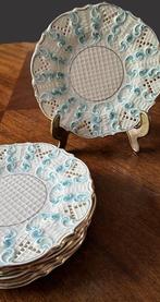 Villeroy & Boch - Bord (6) - Rand mit Durchbruch - weiss mit
