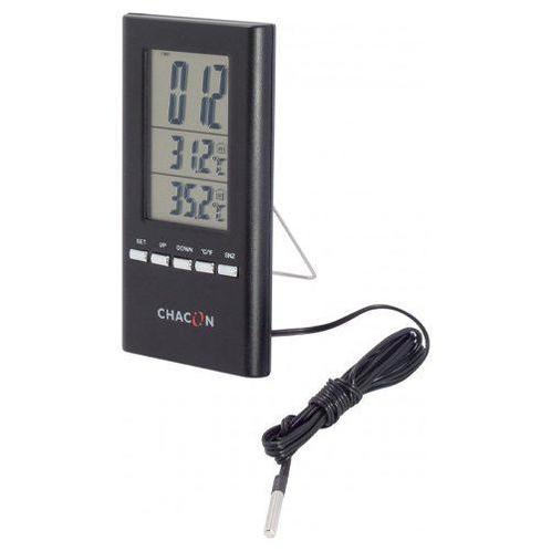 Chacon Thermometer met sensor - 54439 - Zwart, Audio, Tv en Foto, Weerstations en Barometers, Nieuw