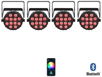 Chauvet DJ 4x 30W RGB LED PAR Spots 3-in-1 Wash Effect