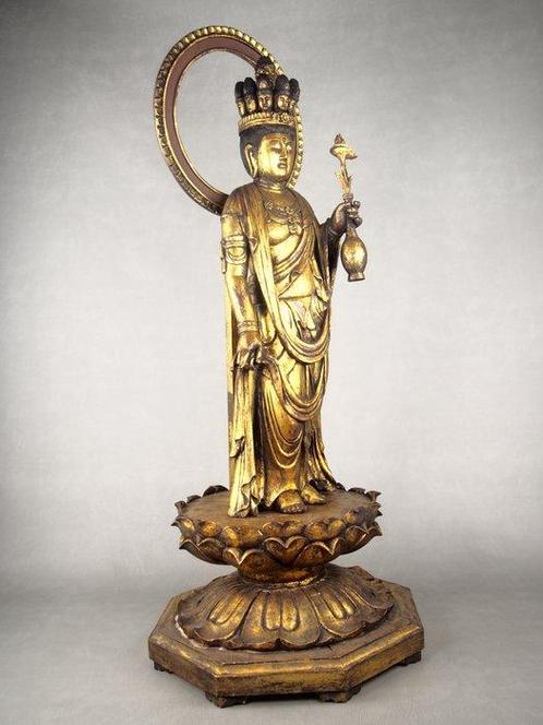 Very Rare The Standing Statue of Eleven-Faced Kannon, Antiek en Kunst, Antiek | Overige Antiek