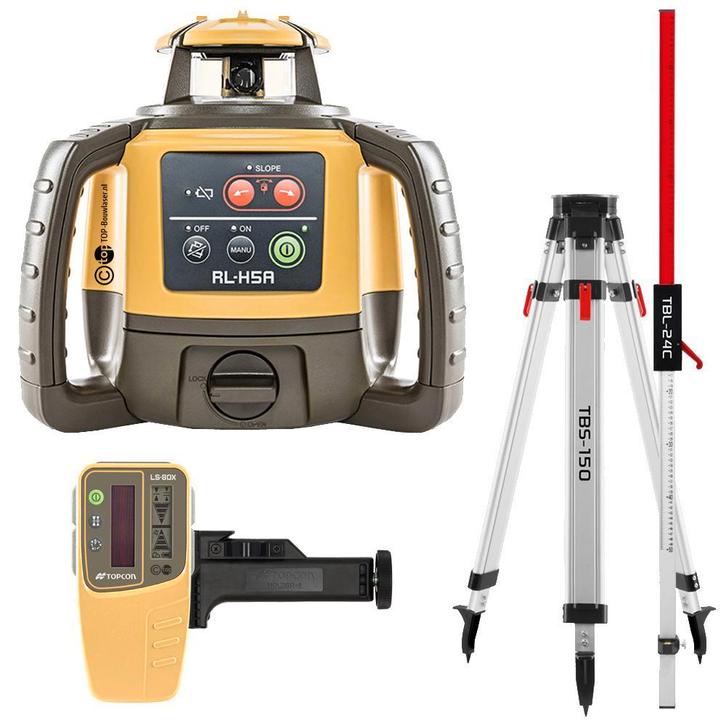 TOPCON RL-H5A Bouwlaser, Complete Actie Set incl. Kalibratie, Doe-het-zelf en Bouw, Meetapparatuur, Nieuw, Verzenden