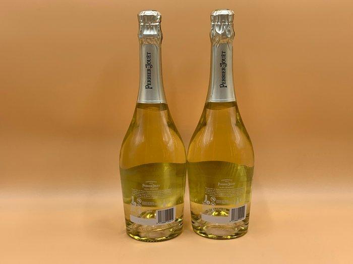 Perrier-Jouët, Brut - Champagne Blanc de Blancs - 2 Flessen, Verzamelen, Wijnen