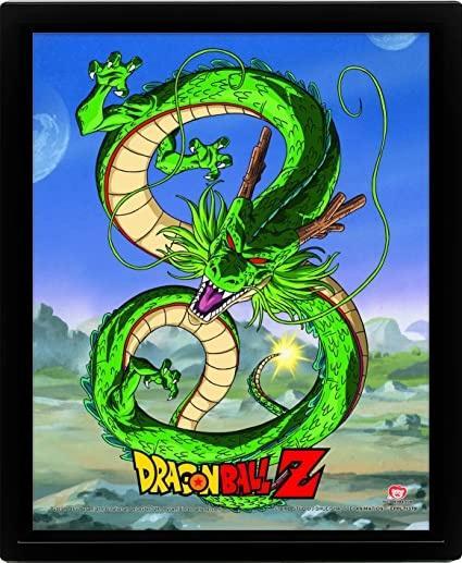 Dragon Ball Z 3D Poster Framed Shenron Unleashed 26 x 20 cm, Collections, Cinéma & Télévision, Enlèvement ou Envoi