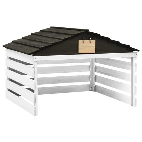 vidaXL Overkapping voor grasmaaier 78x74x54 cm vurenhout, Tuin en Terras, Grasmaaiers, Nieuw, Verzenden