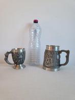 Franklin Mint - Lot de 2 chopes commémoratives en étain –, Antiek en Kunst