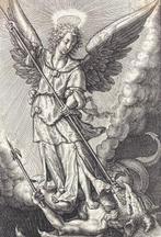 Antonius Wierix (1555-1604) - LArcangelo Michele sconfigge