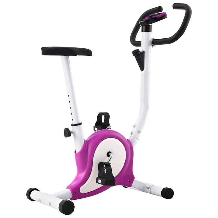 vidaXL Hometrainer met bandweerstand paars, Sport en Fitness, Fitnessapparatuur, Nieuw, Verzenden