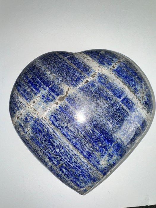 lapis lazuli Hart - Hoogte: 14 cm - Breedte: 4 cm- 2920 g -, Collections, Minéraux & Fossiles