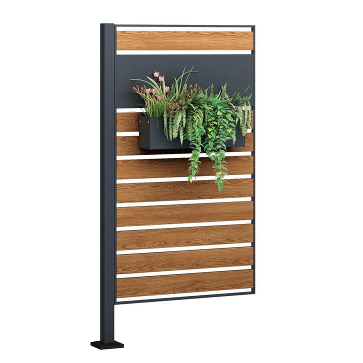 Kliko ombouw - 1 paneel - 83x150 cm - antraciet, houtlook, Doe-het-zelf en Bouw, Adembescherming, Nieuw, Ophalen of Verzenden