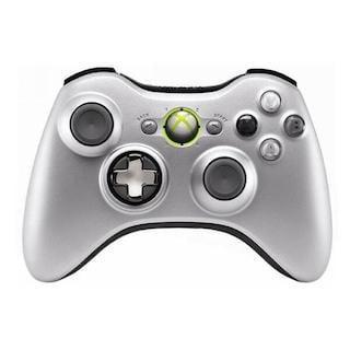 Microsoft Xbox 360 Controller Wireless Silver (Gebruikte..., Games en Spelcomputers, Spelcomputers | Xbox 360, Gebruikt, Ophalen of Verzenden
