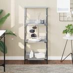 vidaXL Boekenrek 50x33x117,5 cm bewerkt hout grijs sonoma, Huis en Inrichting, Verzenden, Nieuw