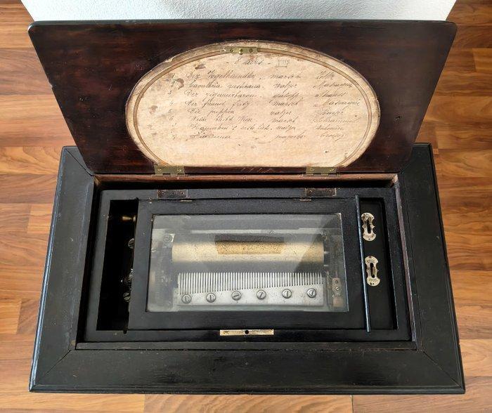 Cilindermuziekdoos - Zwitserland - 1850-1900, Antiquités & Art, Antiquités | Horloges