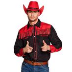Cowboy Shirt Heren Rood, Kleding | Heren, Verzenden, Nieuw