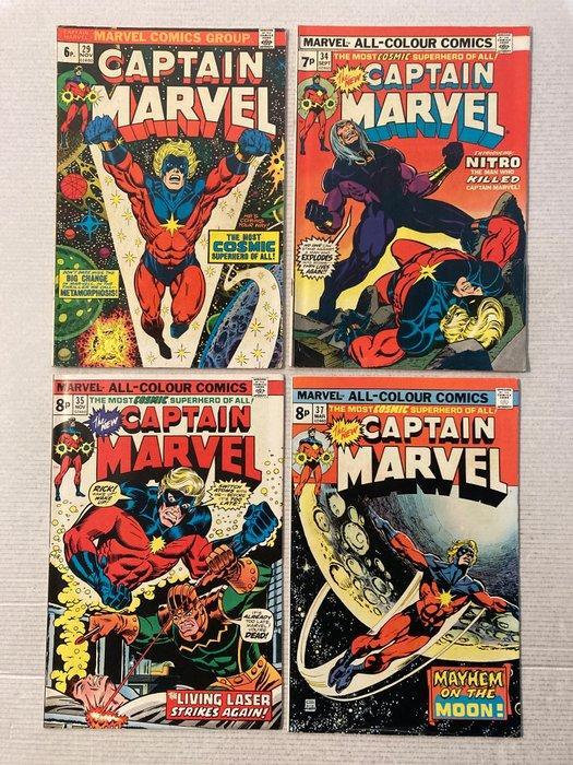 Captain Marvel (1968 Series) 14 comics in range # 29 to 62., Boeken, Strips | Comics