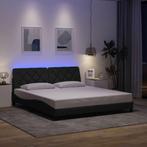 vidaXL Bedframe met LED zonder matras 180x200 cm stof, Huis en Inrichting, Verzenden, Nieuw