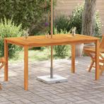 vidaXL Tuintafel 150x90x74 cm massief acaciahout, Tuin en Terras, Verzenden, Nieuw