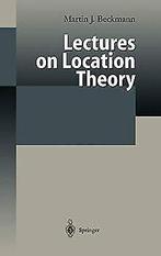 Lectures on Location Theory  Book, Not specified, Verzenden