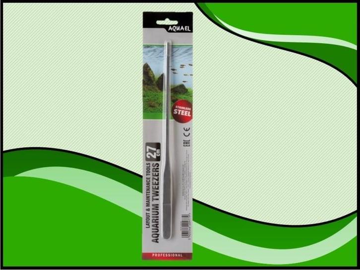 Aquael RVS Plantenpincet straight 27cm (Aquascape tools), Dieren en Toebehoren, Vissen | Aquaria en Toebehoren, Nieuw, Verzenden