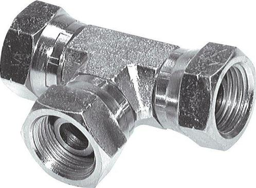 T-Koppeling G3/8 '' Binnendraad Staal Hydrauliek 400bar, Doe-het-zelf en Bouw, Overige Doe-Het-Zelf en Bouw, Verzenden