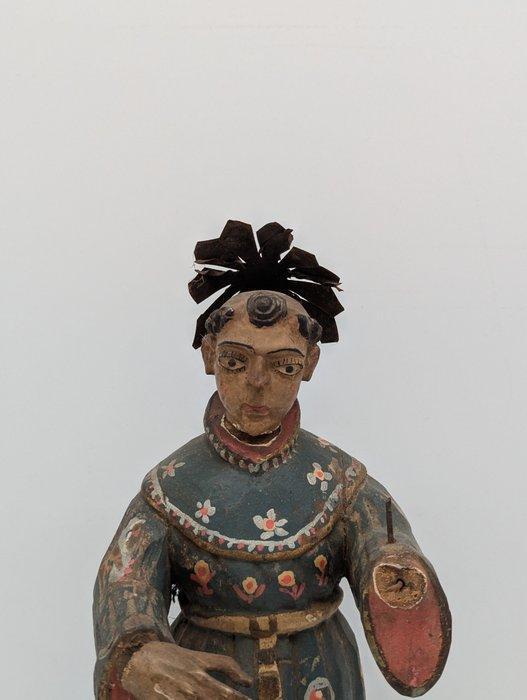 Beeld, Heiliger Antonius von Padua - 33 cm - Hout, Antiquités & Art, Art | Art non-occidental