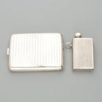 NO RESERVE Lucifer etui & Tondeldoosje - Vesta doosje (2) -