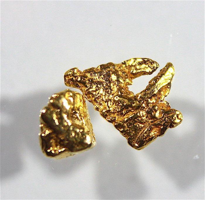 Gold Alaska Goud nugget- 0.31 g - (2), Verzamelen, Mineralen en Fossielen