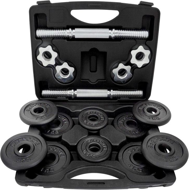 Halterschijven - Halterset- 30 mm - Gietijzer - 15 kg - ScSP, Huis en Inrichting, Overige Huis en Inrichting, Verzenden