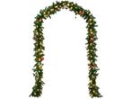 Casaria Kerstguirlande – 5 m 80 LED´s incl. Decoratie – Warm, Diversen, Verzenden, Nieuw