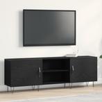 vidaXL TV-kast Zwart Eiken 150x30x50 cm Bewerkt Hout, Verzenden, Nieuw