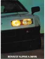 1983 ALPINE A310 V6 BROCHURE FRANS, Nieuw