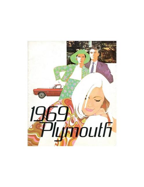 1969 PLYMOUTH PROGRAMMA BROCHURE FRANS, Livres, Autos | Brochures & Magazines, Enlèvement ou Envoi