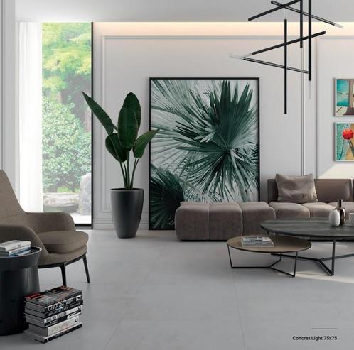 Concrete Light 30x60 MAT COMPACTGLASS / Vloertegel en, Doe-het-zelf en Bouw, Tegels, Ophalen of Verzenden