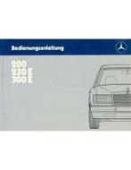1985 MERCEDES BENZ E KLASSE INSTRUCTIEBOEKJE DUITS