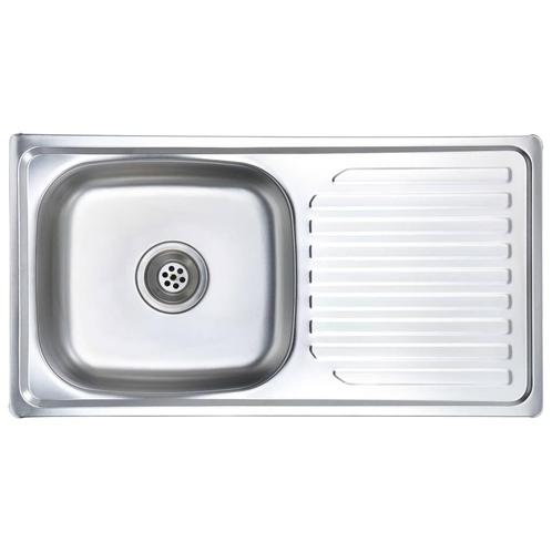 Roestvrijstalen Gootsteen | Retour Deal | Linkse/Rechtse..., Doe-het-zelf en Bouw, Sanitair, Nieuw, Inox, Wastafel, Verzenden