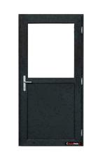 PVC Deuren in voorraad 98x200 wit glad of antraciet houtnerf, Doe-het-zelf en Bouw, Deuren en Vliegenramen, Kunststof, 80 tot 100 cm