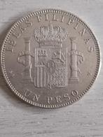 Spanje. Alfonso XIII. 1 Peso 1897 SGV Manila, Postzegels en Munten